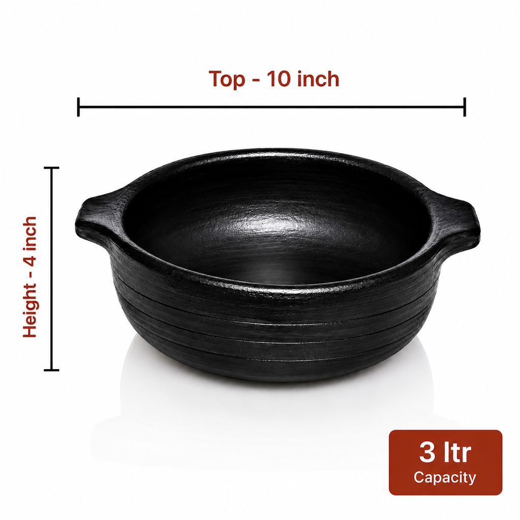 Black Cooking Pot