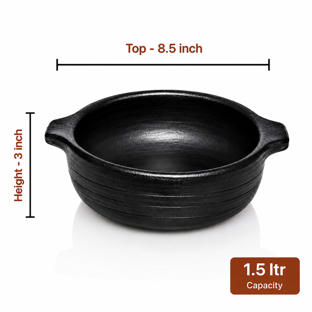 Black Cooking Pot