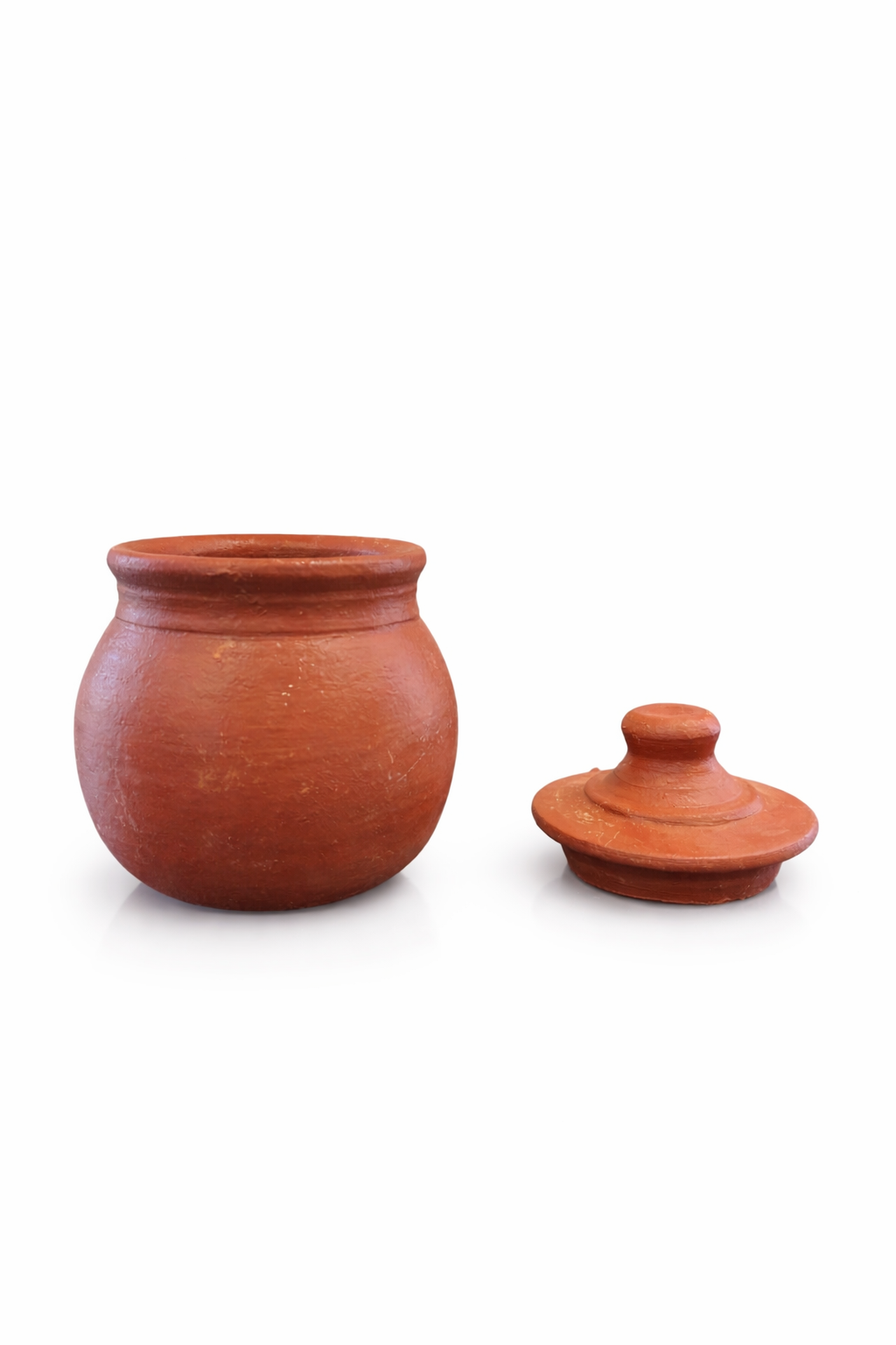 Curd pot (red) with lid 500ml