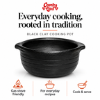 Black Clay Cooking Pot — benefits