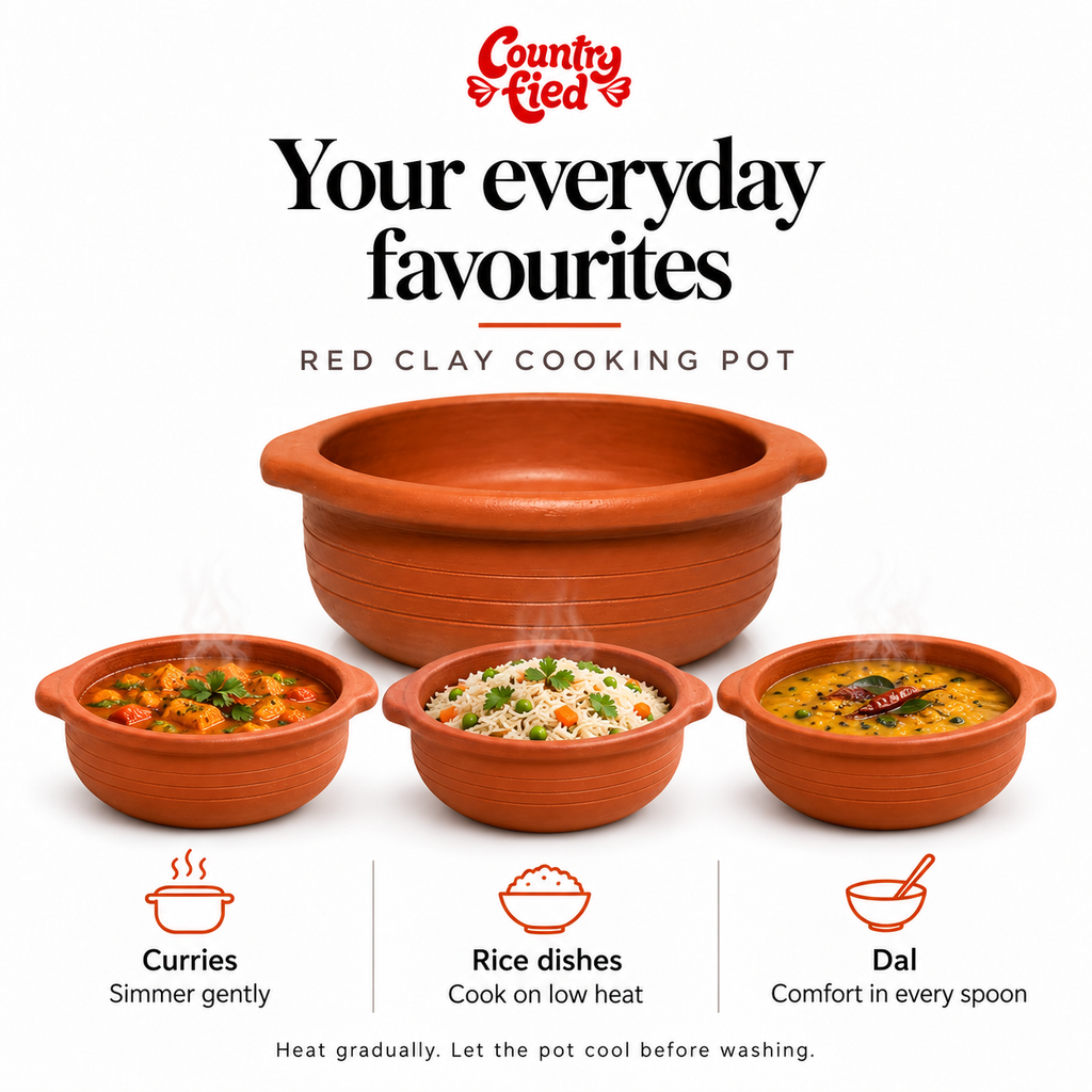 Red Clay Cooking Pot — use-cases